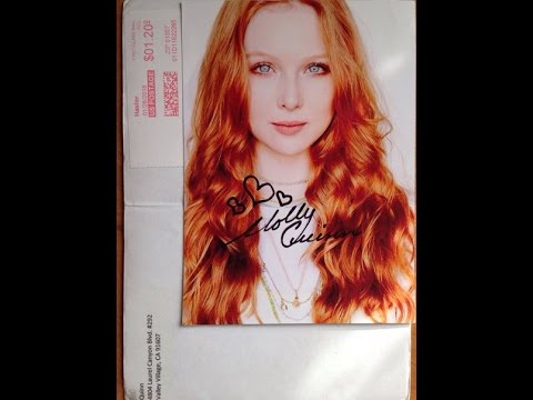 Видео: Автограф Молли Куинн (Molly C. Quinn)