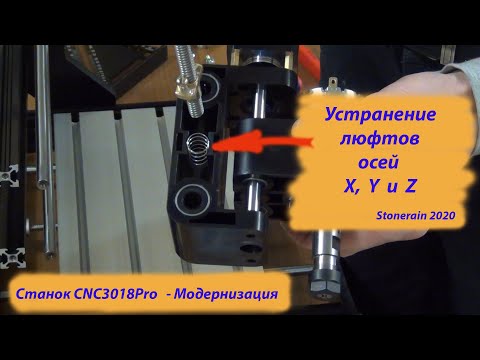 Видео: Устранение люфтов на осях станка CNC3018