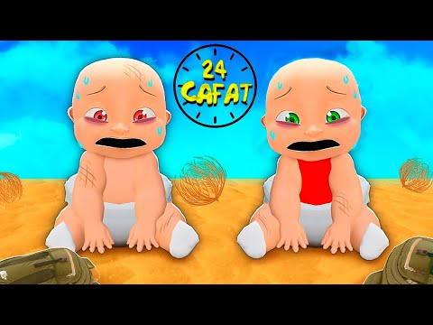 Видео: 24 САҒАТ ШӨЛ ДАЛАДА ӨМІР СҮРДІК !
