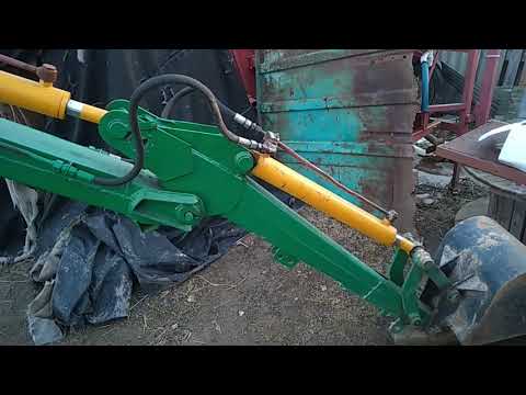 Видео: Обзор самодельного экскаватора на Т25