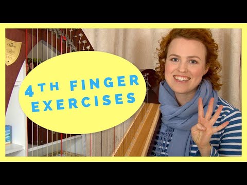 Видео: Упражнения на арфе — развивайте технику игры четвертым пальцем!