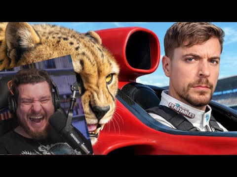 Видео: Самая Быстрая Машина в Мире vs Гепард! | РЕАКЦИЯ НА MrBeast