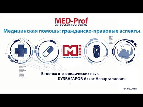 Видео: MED-Prof. Медицинская помощь: гражданско-правовые аспекты
