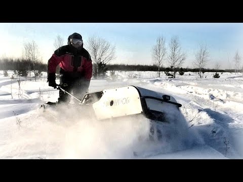 Видео: Идеальная мотособака Snowdog Ultra.