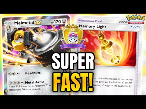 Видео: Melmetal EX наносит ОГРОМНЫЙ УРОН в Pokemon TCG Pocket!!
