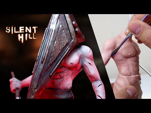 Видео: Создание пирамидоголовой головы из Silent Hill/Dead by Daylight — полимерная глина, покадровая съ...