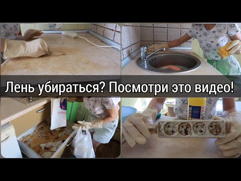 Видео: Теперь КУХНЯ СВЕРКАЕТ чистотой✨ МОТИВАЦИЯ НА УБОРКУ 💫