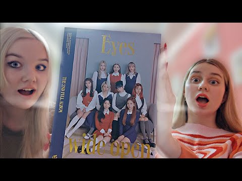 Видео: как мы с подругой открывали к-поп альбом | распаковка Twice 'Eyes wide open'