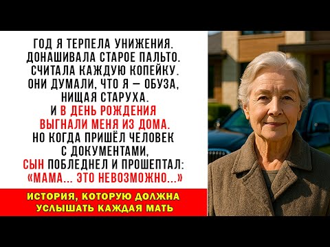 Видео: Невестка выгнала, сказав: «Нищая старуха!» Но на следующий день подъехал BMW X7, и водитель сказал..