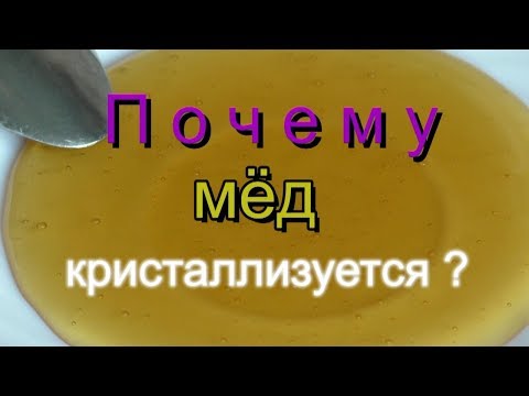 Видео: Почему откачанный мед быстро кристаллизуется