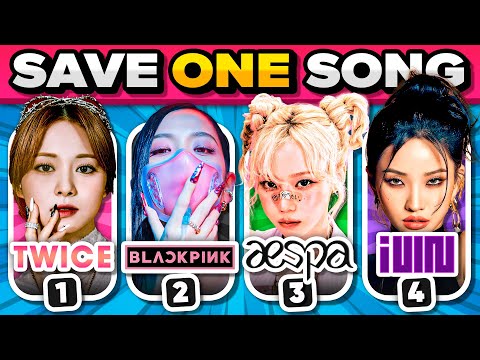 Видео: TWICE против BLACKPINK против AESPA против (G)IDLE: Спаси 1 песню | KPOP QUIZ GAME