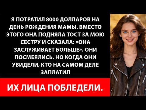 Видео: Я потратил 8 тысяч долларов на вечеринку для мамы — она выпила за мою сестру и проигнорировала меня