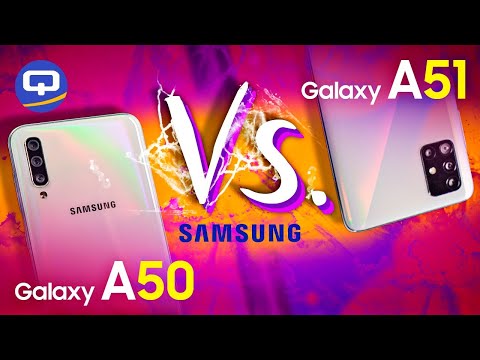 Видео: Сравнение Samsung Galaxy A51 и Samsung Galaxy A50/ QUKE.RU /