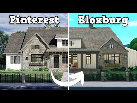 Видео: Строим PINTEREST ДОМ в Блоксбурге! (2)