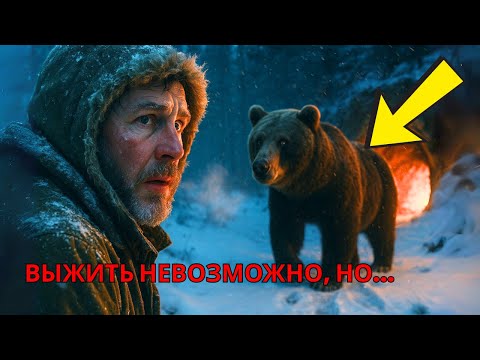 Видео: ОН ПРОМЁРЗ в тайге... НО МЕДВЕДЬ повёл его к тому, что СПАСЛО!