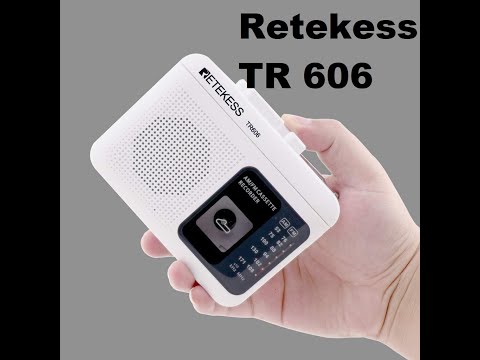 Видео: ✅ Радиоприёмник с Кассетным плеером и Диктофоном - RETEKESS TR606