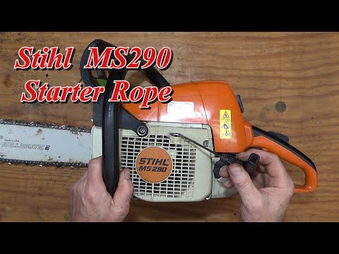 Видео: Замена троса стартера Stihl MS290. «Просто и пошагово»