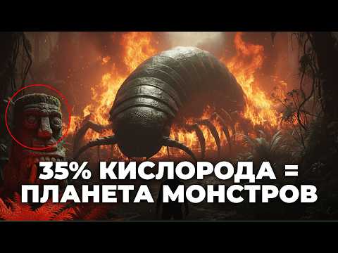 Видео: 💨 Что происходило, когда на Земле было 35% кислорода? / Эпоха гигантских монстров