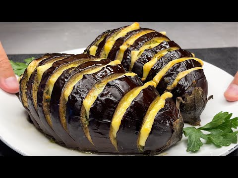 Видео: Я бы могла есть эти баклажаны каждый день! Простой, быстрый и вкусный рецепт с сыром и чесноком! Ник