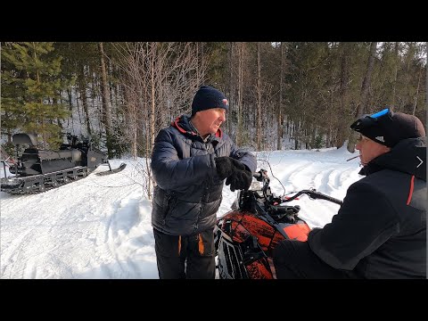 Видео: Снегоход СМ 001 IRBIS SF200L  Покатушки. Едем в гору, газ в "пол" Разговоры о том, о сём.