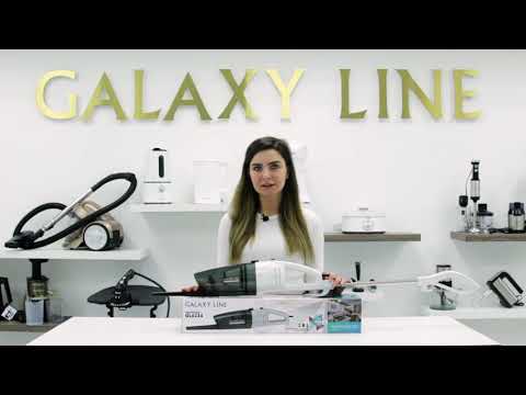 Видео: Обзор. Пылесос GALAXY LINE GL6234 - вертикальная и ручная модель 2 в 1