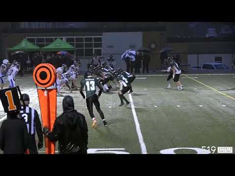 Видео: Плей-офф AABHN по футболу (выпускной полуфинал) – Brantford Collegiate Mustangs против St. John's...