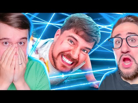 Видео: MRBEAST: Самый Смертельный Лазерный Лабиринт в Мире! Реакция с COFFI