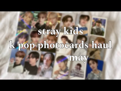 Видео: (je) распаковка карт | stray kids | k pop photocards haul | may