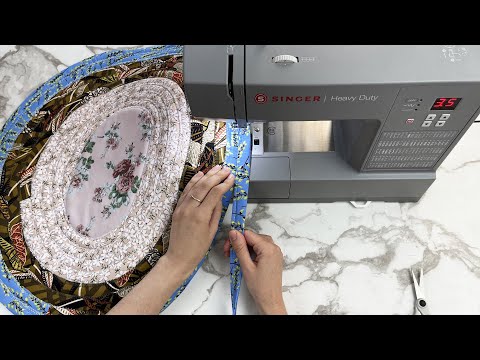Видео: После просмотра видео вы не будете выбрасывать остатки ткани!