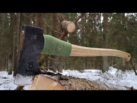 Видео: Обработка и уход за топорищем.