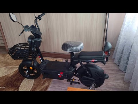 Видео: Пенсионер собирает электроскутер (велосипед) SKY WAY 500W 48V 12А 🚵🚲