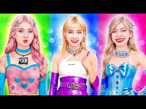 Видео: Бедная Vs Богатая Vs Гига Богатая Девушки На Модном Конкурсе! Кто Победит?