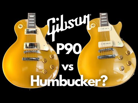 Видео: P90 или хамбакеры? Сравнение Gibson Les Paul Gold Top