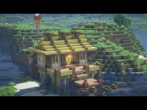 Видео: Рыбацкий домик на воде в майнкрафте !