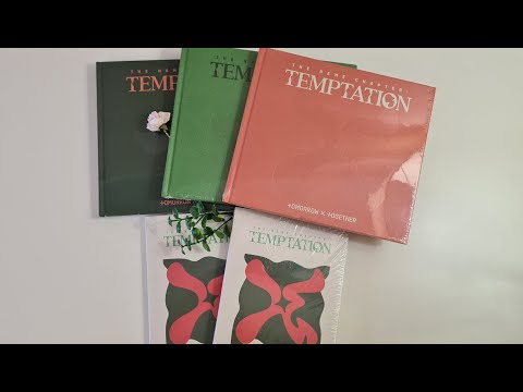 Видео: Распаковка альбома TXT/Unboxing TXT The Name Chapter: TEMPTATION (set)/Lullaby ver.