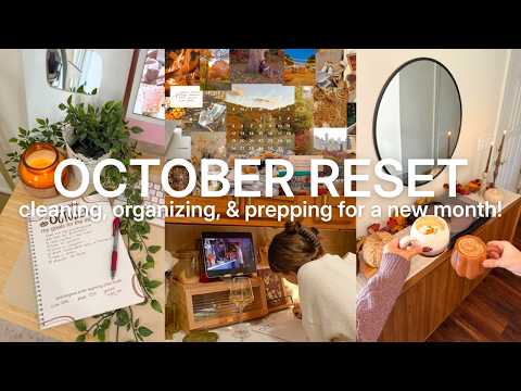 Видео: октябрьская перезагрузка! убирайтесь, организовывайтесь и планируйте вместе со мной! ⋆˙⟡♡ *ЕЖЕМЕС...