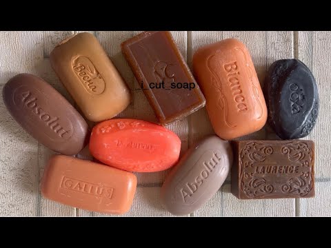 Видео: ASMR cutting dry soap/soap carving/relax video/ резка сухого мыла