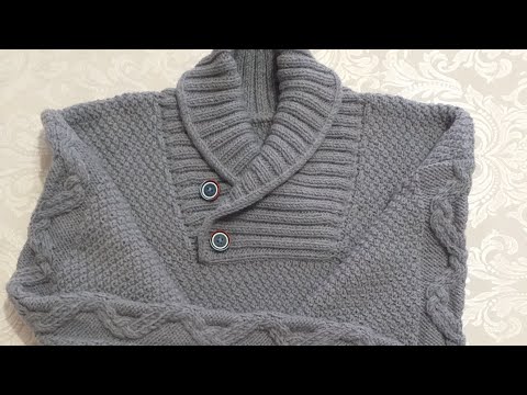 Видео: Мужской свитер #спицами. Экспресс мк. Часть 1