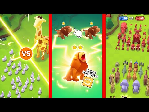 Видео: ЖИВОТНЫЕ против ЖИВОТНЫХ в Animals Warfare