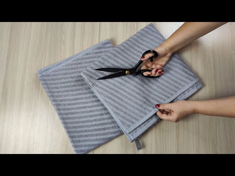 Видео: Купила 2 новых полотенца и сразу их разрезала!