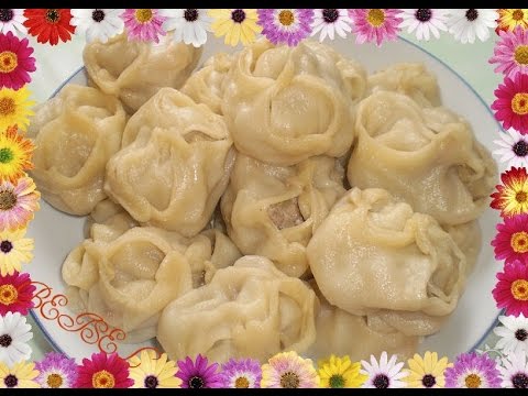 Видео: Манты без мантоварки Рецепт.N1--- быстро вкусно ..