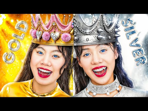 Видео: Золотая Сестра Vs Серебряная Сестра На Конкурсе Dress To Impress!