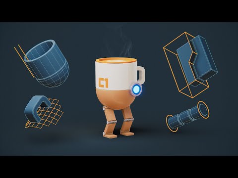 Видео: Основы моделирования твёрдых поверхностей в Blender #b3d #tutorial