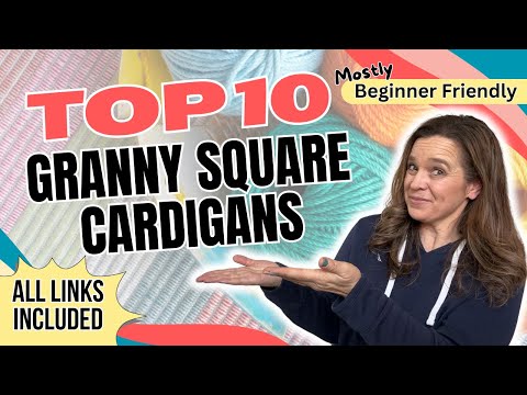 Видео: Узоры для идеального кардигана «бабушкин квадрат» | Планирование моего первого кардигана