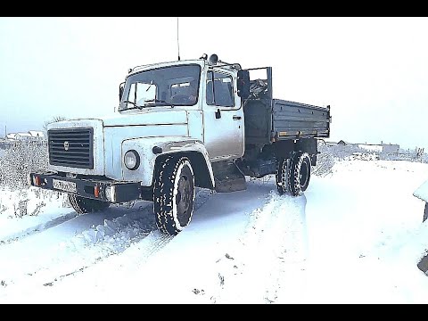 Видео: Работа на ГазМане в экстремальных условиях. Первый снег. Гололёд.