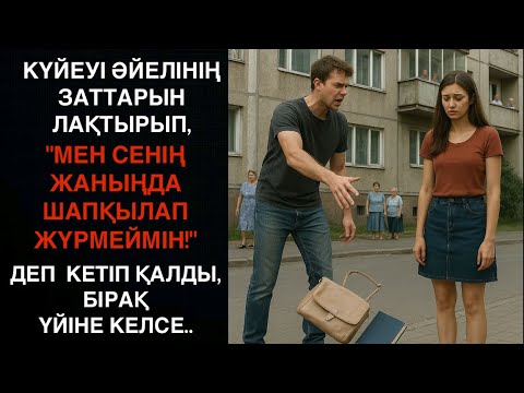 Видео: ӨТЕ ӘСЕРЛІ ӘҢГІМЕ.КҮЙЕУІ ӘЙЕЛІНІҢ ЗАТТАРЫН ЛАҚТЫРЫП,”МЕН СЕНІҢ ЖАНЫҢДА ШАПҚЫЛАП ЖҮРМЕЙМІН”ДЕП…