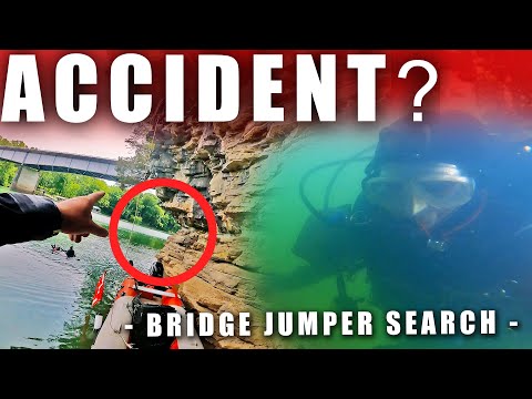 Видео: Мужчина исчез, прыгнув с моста | Гидролокатор и дайвинг