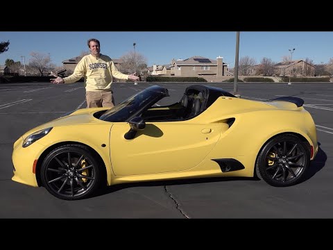 Видео: Alfa Romeo 4C Spider - это суперкар-малыш