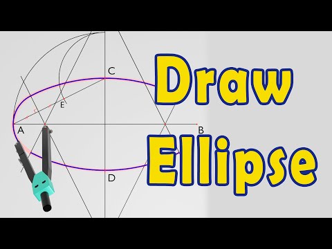 Видео: Это самый простой способ нарисовать эллипс вручную.