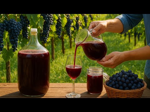 Видео: Как приготовить домашнее вино?